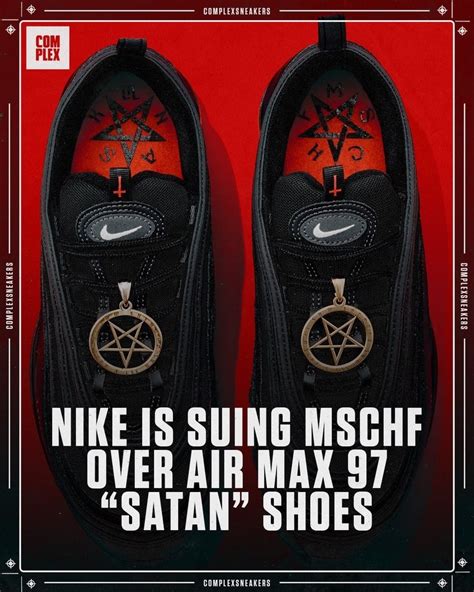 nike schuhe teufel|Nike sues over 'Satan Shoes' with human blood .